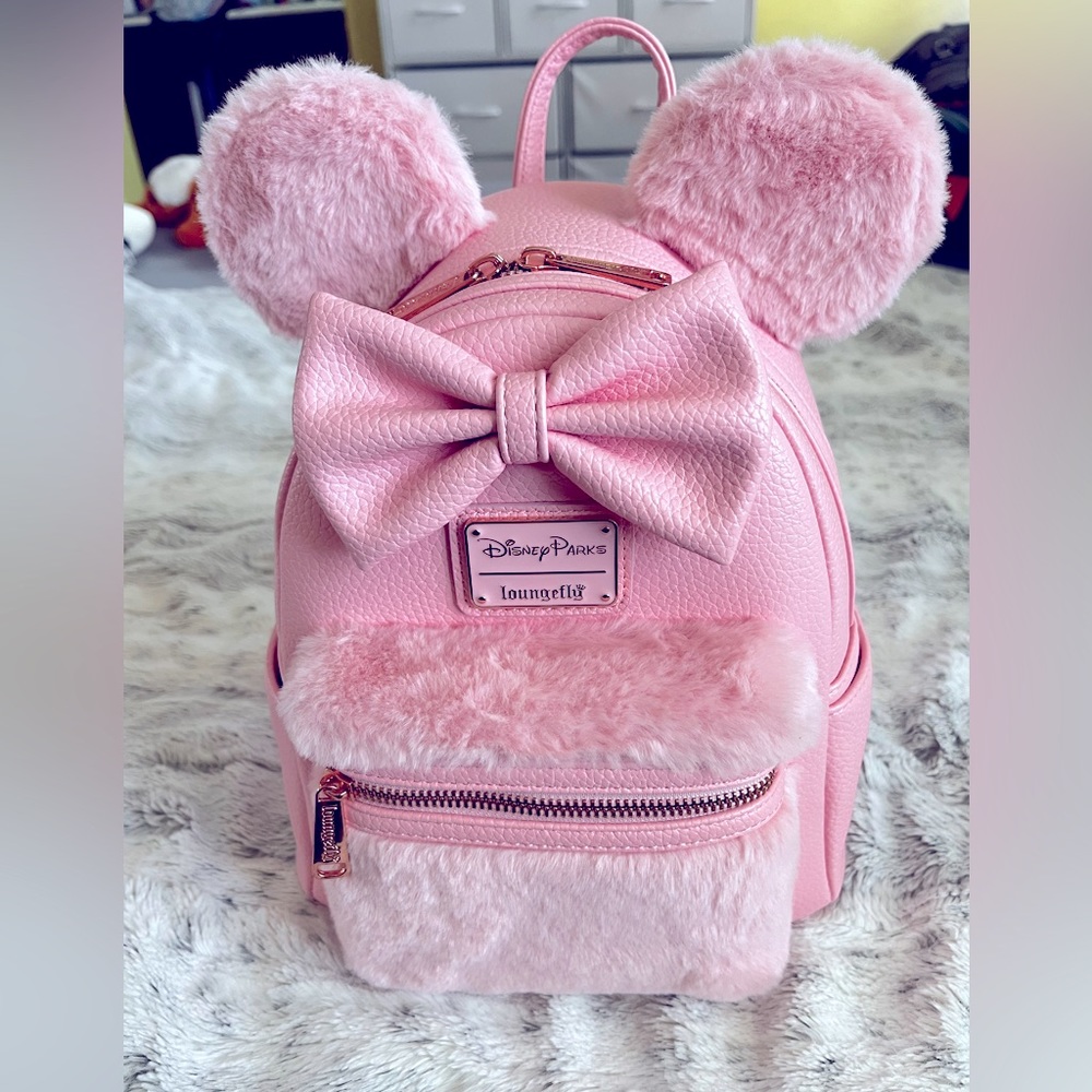 Disney Parks Piglet Pink Loungefly Mini Backpack